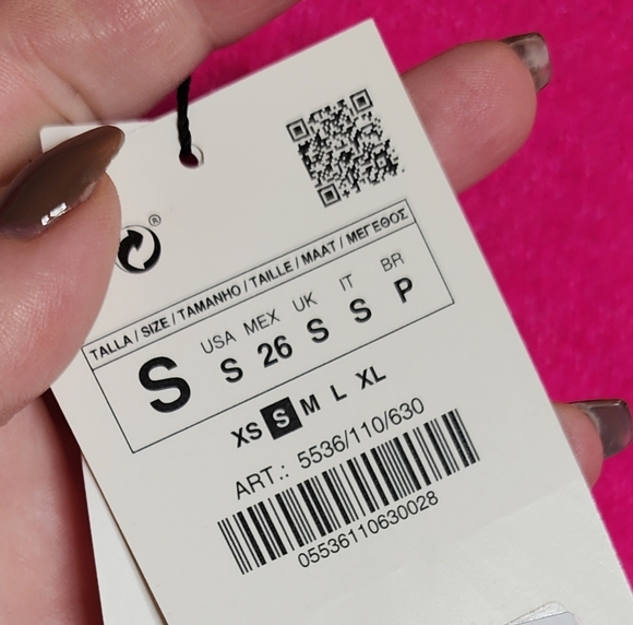 NWT Zara Wool Blend Hot Pink Sweater Crewneck Womens Size Small Oversized - Picture 3 of 12